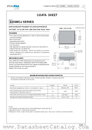 3.0SMCJ170C datasheet pdf Panjit International Inc