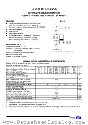 ER203 datasheet pdf Panjit International Inc