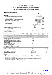 FL404 datasheet pdf Panjit International Inc