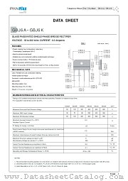 GBJ6K datasheet pdf Panjit International Inc