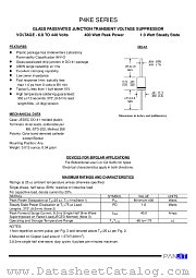 P4KE27CA datasheet pdf Panjit International Inc