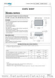 P6SMBJ5.0 datasheet pdf Panjit International Inc