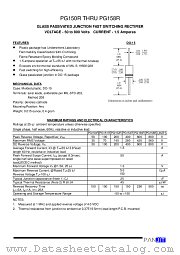 PG152R datasheet pdf Panjit International Inc