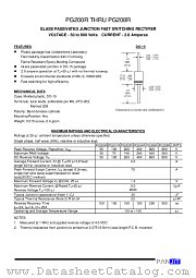 PG200R datasheet pdf Panjit International Inc