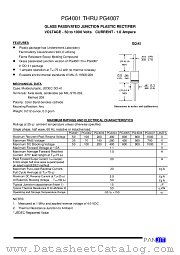 PG4007 datasheet pdf Panjit International Inc