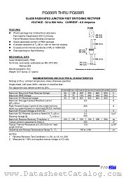 PG602R datasheet pdf Panjit International Inc