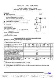 PS108RS datasheet pdf Panjit International Inc