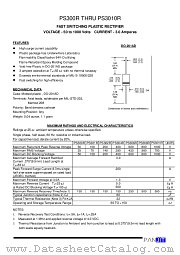 PS308R datasheet pdf Panjit International Inc