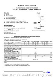 PS604R datasheet pdf Panjit International Inc