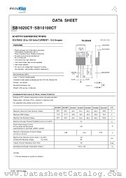 SB1060CT datasheet pdf Panjit International Inc