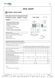 SB1020DC datasheet pdf Panjit International Inc