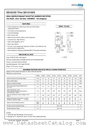 SD10100S datasheet pdf Panjit International Inc