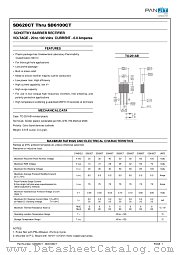 SD620CT datasheet pdf Panjit International Inc