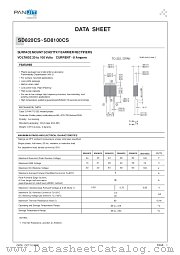 SD840CS datasheet pdf Panjit International Inc