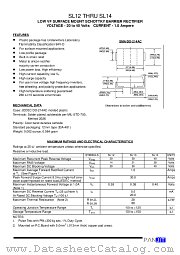 SL13 datasheet pdf Panjit International Inc