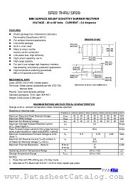 SR29 datasheet pdf Panjit International Inc