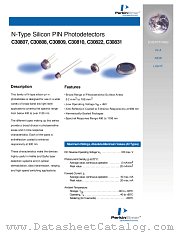 C30810 datasheet pdf PerkinElmer Optoelectronics