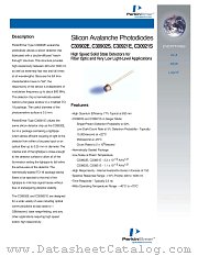 C30902E datasheet pdf PerkinElmer Optoelectronics