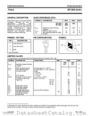 BT136X-600 datasheet pdf Philips