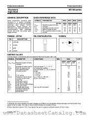 BT148-600R datasheet pdf Philips