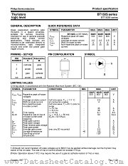 BT150S-600R datasheet pdf Philips