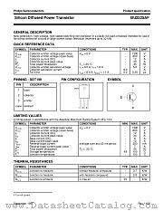 BU2525AF datasheet pdf Philips