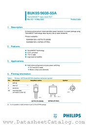 BUK9608-55A datasheet pdf Philips