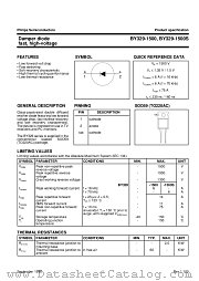 BY329-1500S datasheet pdf Philips