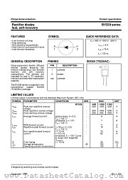 BY329-1000 datasheet pdf Philips