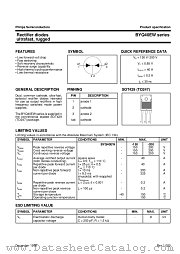 BYQ40EW-200 datasheet pdf Philips