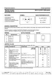 BYV116B-25 datasheet pdf Philips