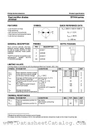 BYV44-500 datasheet pdf Philips