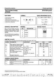 BYV74W-400 datasheet pdf Philips