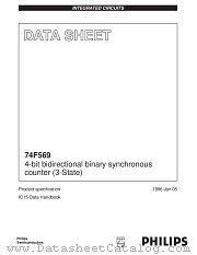 74F569 datasheet pdf Philips