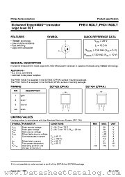 PHD11N03LT datasheet pdf Philips