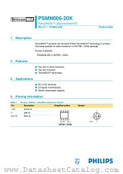 PSMN006-20K datasheet pdf Philips