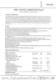 TDA4580 datasheet pdf Philips