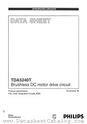 TDA5240 datasheet pdf Philips