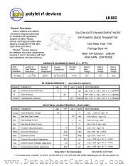 LK802 datasheet pdf Polyfet RF Devices