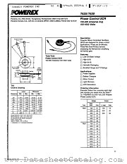 T630 datasheet pdf Powerex Power Semiconductors