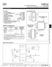 AMP01 datasheet pdf Precision Monolithics