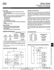 DAC8143 datasheet pdf Precision Monolithics