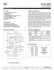 DAC8800 datasheet pdf Precision Monolithics