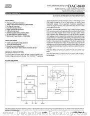 DAC8840 datasheet pdf Precision Monolithics