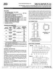 MUX08 datasheet pdf Precision Monolithics