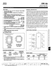 SW06 datasheet pdf Precision Monolithics