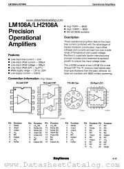 LH2108A datasheet pdf Raytheon