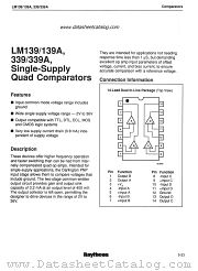 LM139A datasheet pdf Raytheon