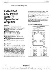 LM148 datasheet pdf Raytheon