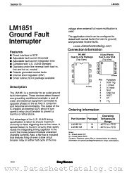 LM1851 datasheet pdf Raytheon